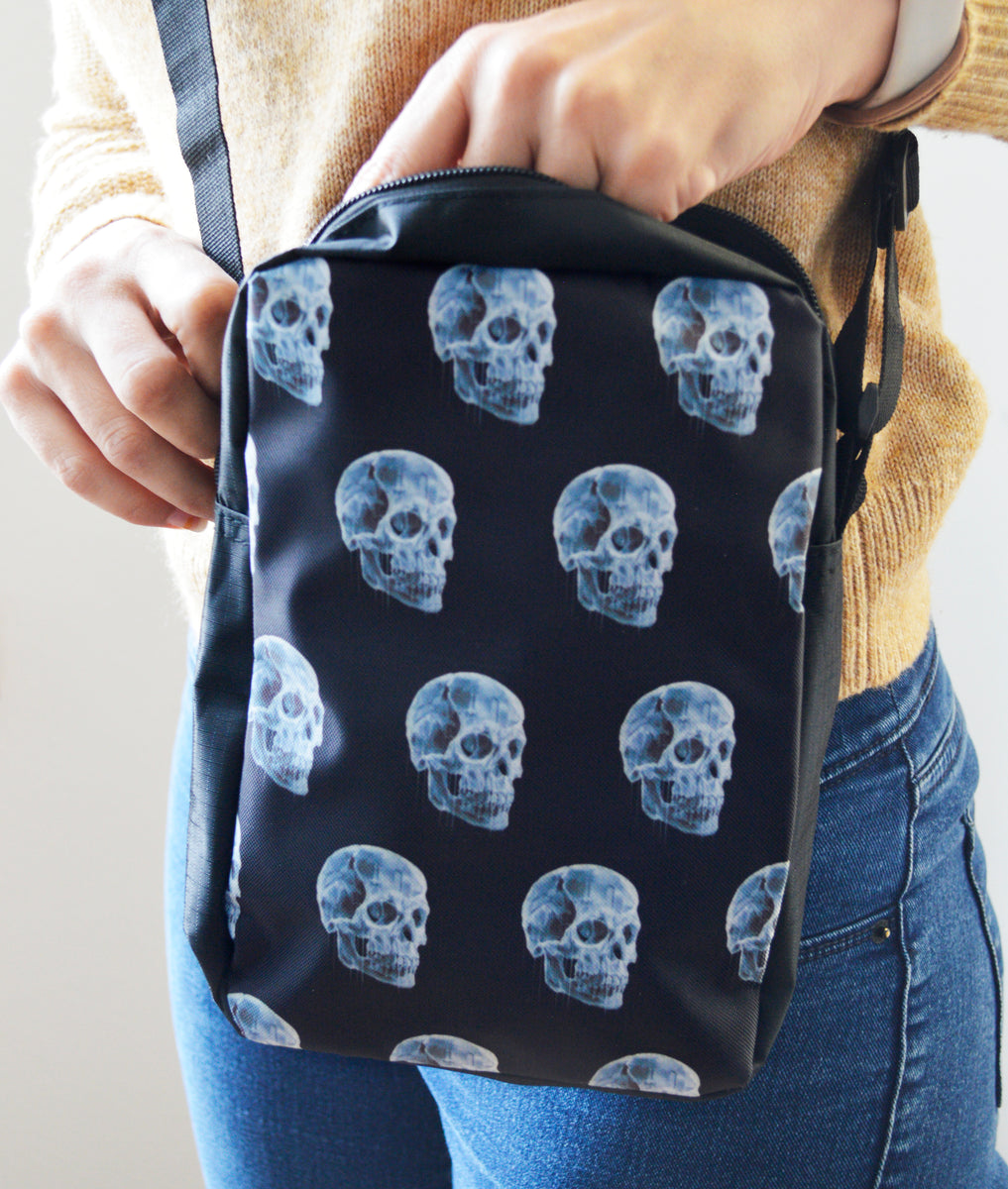 Skull cross body bag sale