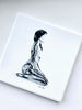 Yoga Poses Ceramic Coaster Set of 4