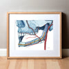 Anastomosis OMFS Watercolor Print