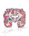 Basal Ganglia Watercolor Print