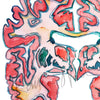 Basal Ganglia Watercolor Print