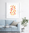 Blood Cells Watercolor  Print