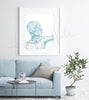 Graceful Lymphatics Watercolor Print