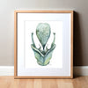 Cartilage of the Larynx Watercolor Print