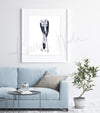 Twisting Muscles of the Forearm Watercolor Print