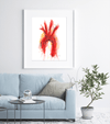 Abstract Aorta Print Watercolor