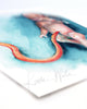 Baby In Womb Watercolor Print