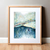 Visual Horizons -Watercolor Print - Sense Art Abstract Anatomy Watercolor