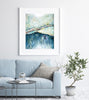 Visual Horizons -Watercolor Print - Sense Art Abstract Anatomy Watercolor