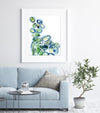 Influenza Histology Watercolor Print