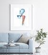 Bone Marrow Watercolor Print