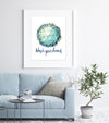 Wash Your Hands Coronavirus Poster Watercolor Print