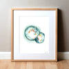 Hatching Embryo Watercolor Print