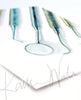 Dental Hygiene Instruments Watercolor Print Set