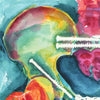 Bright Pelvis Watercolor Print - Orthopedic Art