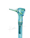 Otoscope Print Watercolor