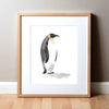 Penguin Watercolor Print