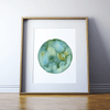 The Retina Watercolor Print