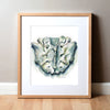 Sacrum Watercolor Print