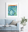 Squamous Watercolor Print