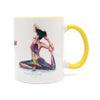 Seated Yoga Poses Mug - 11 oz Ceramic