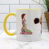 Seated Yoga Poses Mug - 11 oz Ceramic